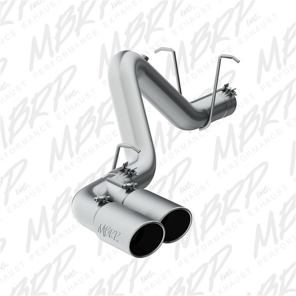 4 Inch Over Axle Exhaust Pipe MBRP Exhaust S6041409 XP Series Filter Back Exhaust System; 4 in.; Incl