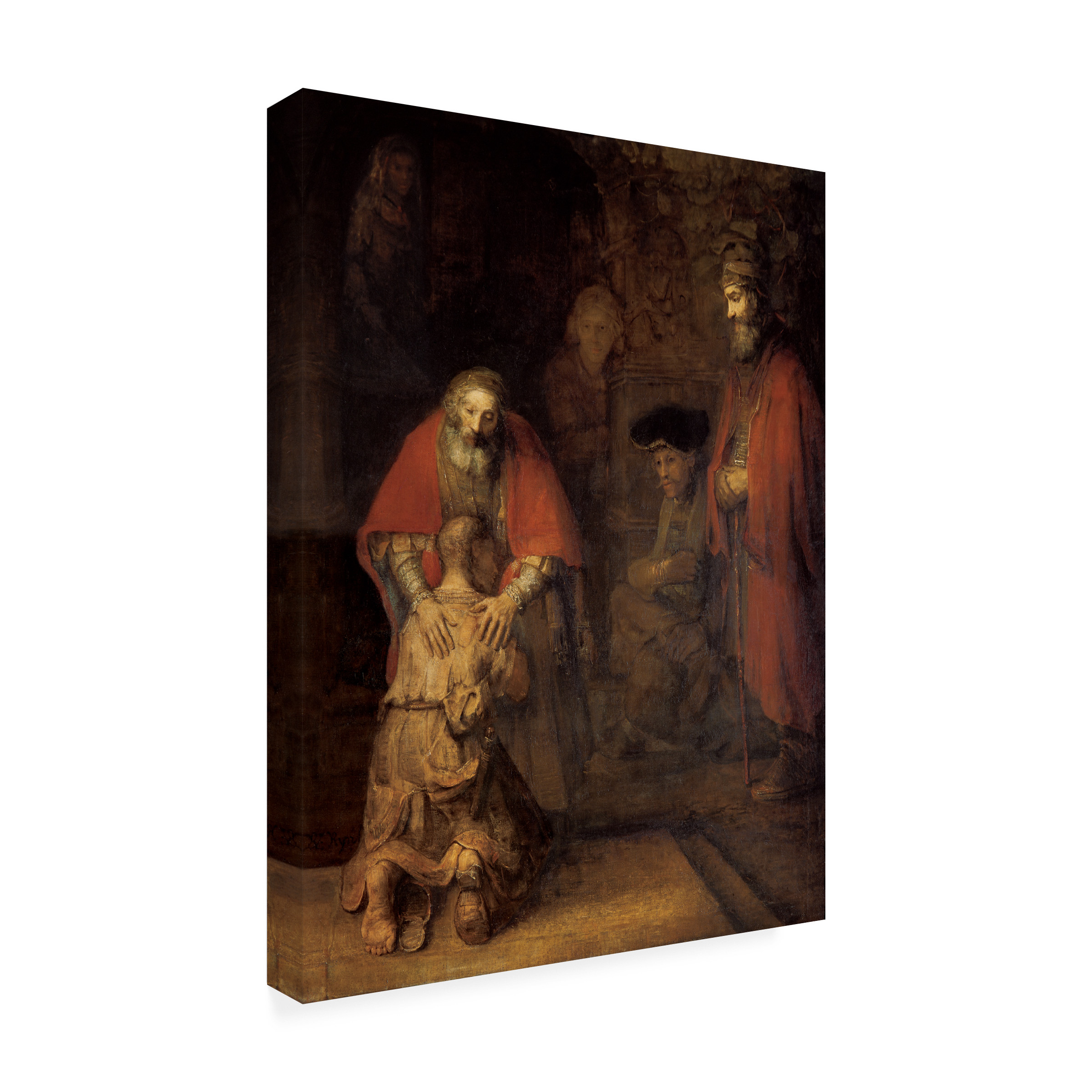 Rembrandt 'Return of the Prodigal Son' Canvas Art