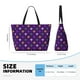 thumbnail image 4 of Fotbe Purple Mardi Gras Bolsa de Viaje para Playa - Resistente al Agua, Bolsa Tote de Gran Capacidad y Ligera con 7 Bolsillos para Mujeres y Hombres, 4 of 7