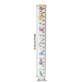 thumbnail image 3 of Baby Growth Chart Canvas Wall Hanging Measuring Rulers for Kids Boys Girls Room Decoration Nursery Removable Height and Growth Chart - Home Decoration Measuring Board Foldable 7.9 x 79 inch, 3 of 6