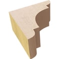thumbnail image 6 of 2"W x 4"D x 4"H Classic New Brighton Rough Cedar Woodgrain TimberThane Corbel, Primed Tan, 6 of 6