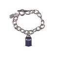 thumbnail image 2 of Pulsera con dijes Doctor Who TARDIS 1/2 con logotipo de DW, 2 of 2