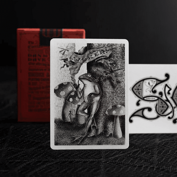 Smoke & Mirrors Anniversary Rouge Edition Playing Cards