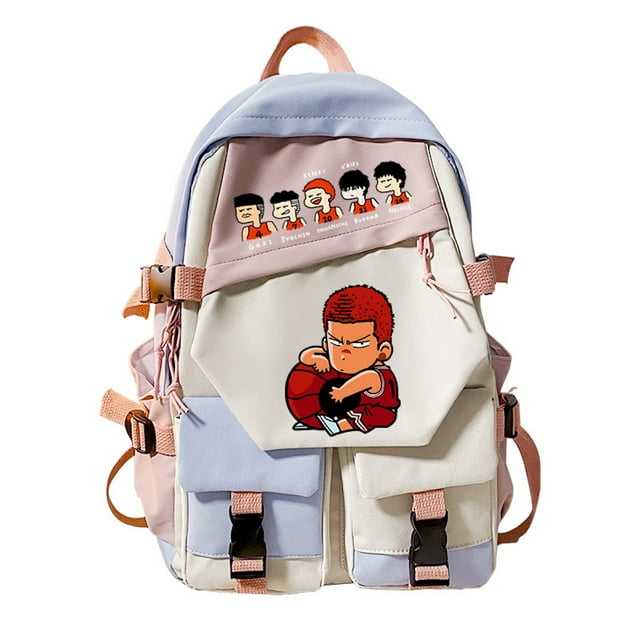 Mochila escolar Anime Slam Dunks Sakura para niños
