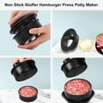 thumbnail image 4 of POLIGO Smash Burger Press Kit - 4 in 1 Hamburger Patty Storage Containers,6.69" Round Cast Iron Smash Bacon Press- Non Stick Smash Burger Press Set for Grill and Griddle Cooking, 4 of 6
