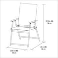 thumbnail image 2 of Mainstays Greyson Folding Chair, 2 Pack , 2 of 3