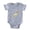 Heather Grey, variant on CafePress - FIN Cockatoo2 - Cute Infant Baby Football Bodysuit