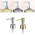 thumbnail image 6 of Mduoduo 28 Thread Plastic Lotion Pump Head Bathroom Spray Head Shower Gel Press Head,Matte Gold Pump Head 1 Set, 6 of 10