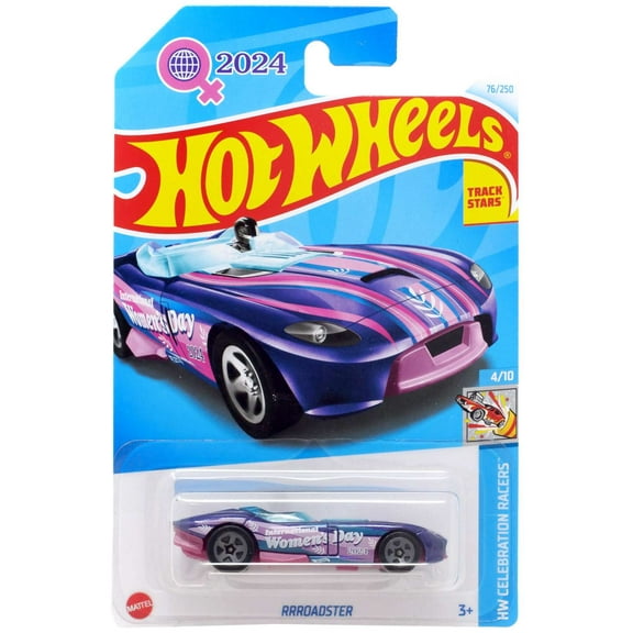 Hot Wheels HW Celebration Racers Rrroadster Diecast Car (International Woman's Day)