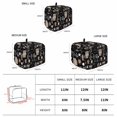thumbnail image 4 of Black Coffee Toaster Cover 2 Slice, Modern Rustic Coffee Cup Beans Dustproof Bakeware Oven Protector with Top Hook, Waterproof Small Kitchen Appliance Toasters Dust Cover, 12"x7.5"x8", 4 of 6