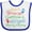 White and Royal, variant on Inktastic Dental Hygienist Like Mommy Boys or Girls Baby Bib