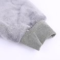 thumbnail image 4 of Extra Long Hoodie Blanket Oversized Soft Sherpa Fleece Giant Sweatshirt With Zip, 4 of 4