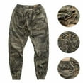 thumbnail image 6 of Fusipu Men Pants Camouflage Print Elastic Waist Casual Cargo Pants for Summer, 6 of 8