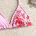 thumbnail image 4 of SIYUDAN Girls Floral Bikini Set, High Waisted Bikini Bathing Suit 2 Piece Swimsuit for Tweens &, 4 of 7