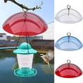 thumbnail image 4 of Feimier Bird Feeder Clear Protective Dome Cover Hummingbird Rain Cover Guard With Hooks, 4 of 6