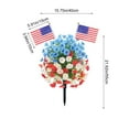 thumbnail image 3 of Artificial Fake Flowers For Outdoor Outside Decor Bundles Faux Plants Silk Realistic Flower Look Real Plastic Decorations For Porch, 3 of 6