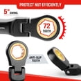 thumbnail image 2 of Juego de llaves WORKPRO Stubby Ratcheting de 8 piezas SAE 5/16-3/4 pulgadas, 2 of 6