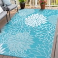 thumbnail image 5 of Ileading Outdoor Rugs for Patios Clearance 9'x12' Waterproof Patio Mat Plastic Straw Rug Reversible RV Camping Tent Rug Outside Area Rug for RV, Patios,Deck, Beach,Balcony, Camping, 5 of 11