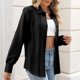 thumbnail image 5 of Fiudx Ropa de Mujer Moda Mujer Casual Botón Sólido Blusa Manga Larga Camiseta Verano Tops, 5 of 7