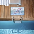 thumbnail image 4 of Brushstroke Octopus on Stripes Printed Outdoor Door Mat, design by Paul Brent, 18"x30", 4 of 8