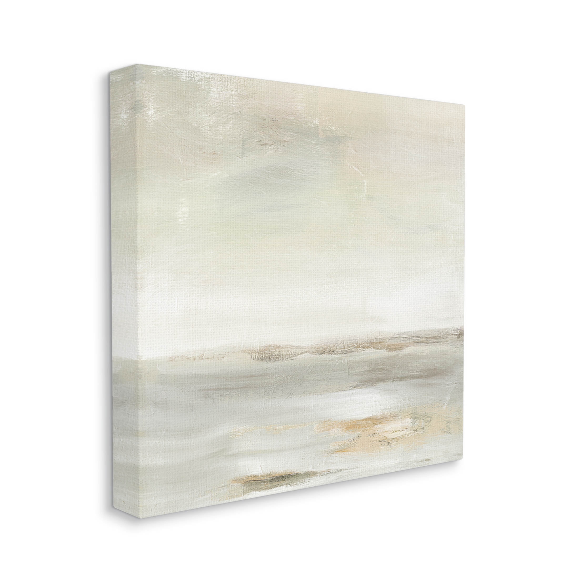 Stupell Industries Beige Abstract Landscape Scene Painting Gallery Wrapped Canvas Print Wall Art, Design by Judith Shapiro