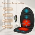 thumbnail image 5 of Mynt Back Massager Seat Cushion Massager with Heat, 8 Vibration Massage Nodes Massage Chair Pad for Home Office Chair, 5 of 9