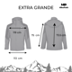 thumbnail image 4 of Chamarra impermeable HikePath Gris Talla Extra Grande, 4 of 9