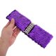 thumbnail image 5 of Houderco Accesorio De Con Lentejuelas Morado Cinturón Elástico Para Mujer Para Eventos Y Danza, 5 of 6