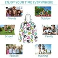 thumbnail image 5 of Lsque Funny Chicken Patten Youth Hoodie Sweatshirt Pullover with Kangaroo Pocket Boys and Girls Hoodie Warm Hoodie for Kids-Small, 5 of 6