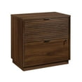 thumbnail image 3 of Sauder Englewood Lateral 2-Drawer Office File Cabinet, Spiced Mahogany Finish, 3 of 13