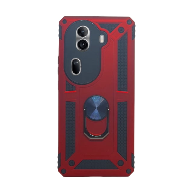 Funda Uso Rudo Con Anillo Magnético Cely Vesmir Para Oppo Reno 11 Pro Rojo