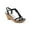 Black Multi, variant on Women's Ninette Platform Wedge Sandal