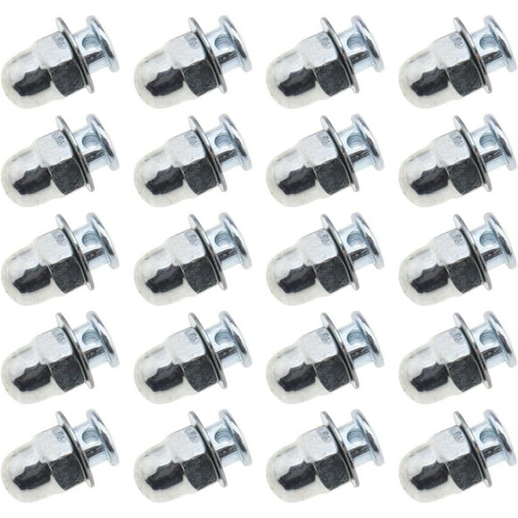 shiyou-20Pcs Bicycle Cable Anchor Bolts 6mm with Nuts and Washers for BMX Cross Bike Electric Bike Foldable Hybrid Kids Mountain Racing Trekking Bike Cycling Accessories Round/Hex Head Screw