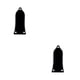 thumbnail image 3 of Cubierta de Varilla de Guitarra Eléctrica Cateissary 5 Piezas Negro/Liso, 3 of 6