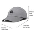 thumbnail image 3 of DALIX Turtle Hat Nature Womens Baseball Cap in Gray, 3 of 7
