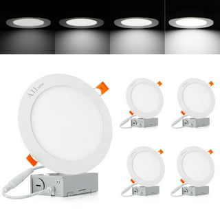 ENERGETIC 6 Pack Ultra-Thin 6 inch LED Recessed Ceiling Light with ...