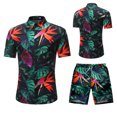 thumbnail image 2 of Vedolay Summer Casual Short Sets Men's Shorts Set Summer Lightweight for Men 2 Piece Shorts Tracksuit,Blue L, 2 of 4
