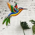 thumbnail image 3 of Adornos de colibrí para decoración del hogar, obras de arte colgantes, decoración de pared para la entrada naranja, 3 of 9