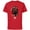 Red, variant on Star Wars Episode I 25th Anniversary Darth Maul Sith Rage- Short Sleeve Cotton T-Shirt for Adults - Customized-Black