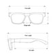 thumbnail image 5 of Gafas inteligentes OHo, gafas de seguridad con altavoz Bluetooth, protección UV para interiores y exteriores y control por voz, unisex (lente de luz azul), 5 of 6