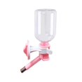 thumbnail image 1 of Dispensador de agua para mascotas sin goteo, hervidor para mascotas que se puede subir y bajar (rosa), 1 of 5