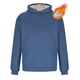 thumbnail image 5 of Sudadera con capucha para hombre, jersey de cuello alto, elástico, de color liso, de poliéster., 5 of 8