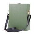 thumbnail image 2 of Maletín estilo Crossbody Ndcxsfigh Writers Messenger Wood Box Verde 22,1X17,6X5,9 cm, 2 of 9