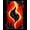 Red Orange Gold, Pattern 3, variant on ODIKA Volcano Abstract Vortex Flame Eruption With Colorful Rock Motif for Queen Size Bedroom, Under Bed, Master Suite, Foldable Easy Care