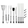 BBQ Grill Tools Set,Stainless Steel Utensils with Aluminium Case 13 Barbecue Accessories, Outdoor Grilling Kit