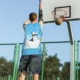 thumbnail image 5 of Honeii Collie in Bathtub print basktball shirt for men and women, Unisex basketball jersey for Theme party-X-Large, 5 of 6