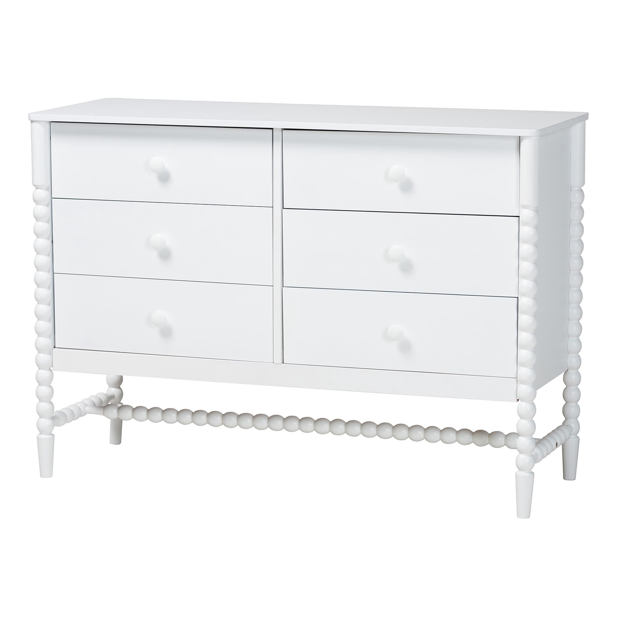 Baxton Studio Brantley Modern Farmhouse Bedroom Set, King, 4-Piece, White