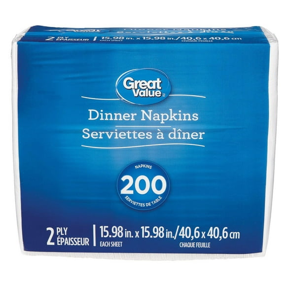 Great Value Serviettes de table
