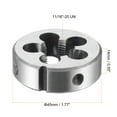 thumbnail image 2 of Unique Bargains 11/16 Pieds-20 un Outil en Alliage d'Acier pour Machine Fil Rond Outil à Main, 2 of 5