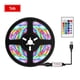 thumbnail image 5 of Inteprter Tira de luces LED de control remoto de 5 m Cinta flexible cortable RGB Modos múltiples Luz LED RGB impermeable Iluminación navideña Numero 5 Inteprter HA027721-05, 5 of 6